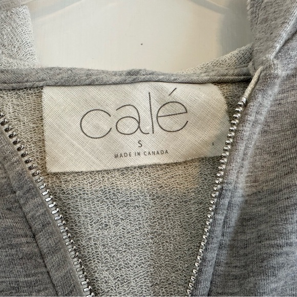 Bandier Calé Gray Zip-Up Hoodie size small - Picture 2 of 3